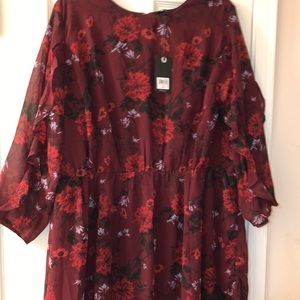 LuckyBrand Floral Dress Size 2X